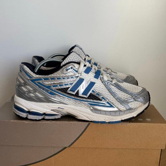 New Balance 1906 R Silver Metallic/Blue Men Sneakers - SZ  7 D- W 8.5 main image 7